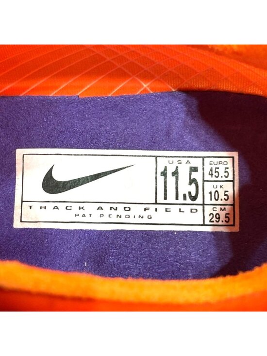 Nike Men’s Track Spikes Team‑Issued Red Purple Racing Flats Size 11.5